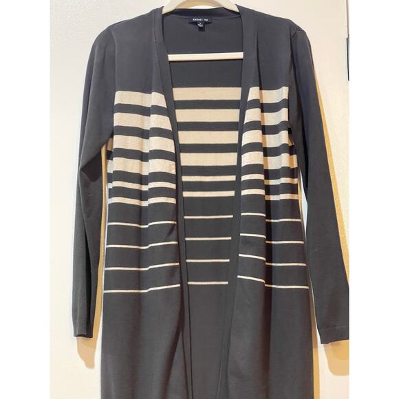 Karissa & Me Open Front Long Cardigan Size Medium - Picture 5 of 8